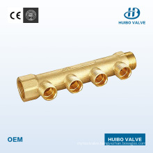 2-12 Loops Brass Manifold 3/4′′inch with Thread Outlet